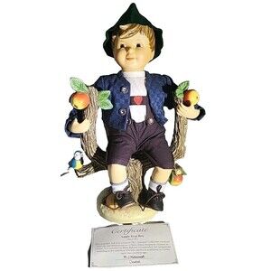IOB Hummel Apple Tree Boy Herbst Large Porcelain Figurine  #52294 Hum 951
